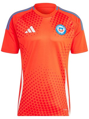 Chile maglia da casa kit da calcio prima uniforme da uomo abbigliamento sportivo top da calcio maglia sportiva Coppa Euro 2024